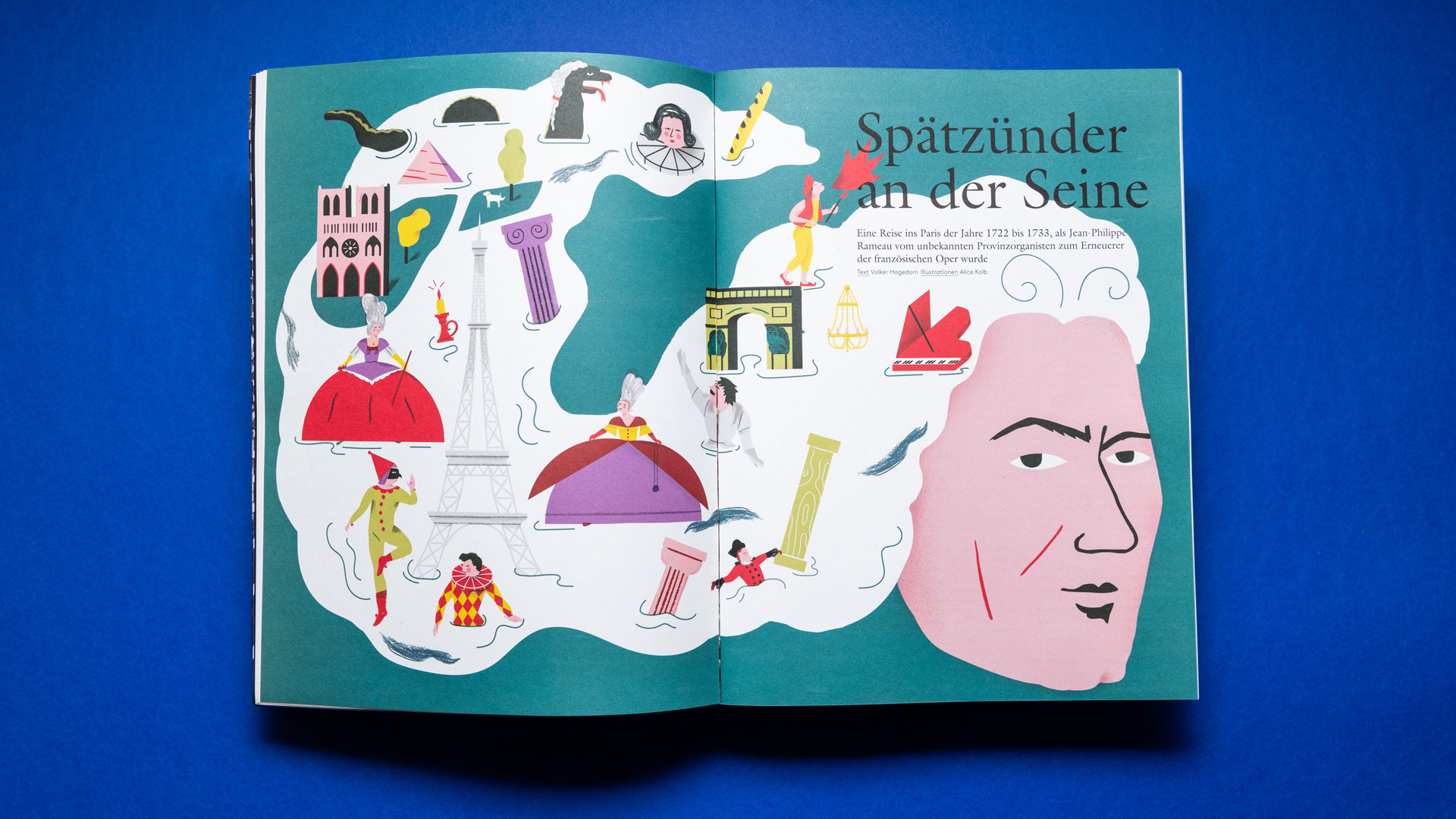 Illustration Book Magazin